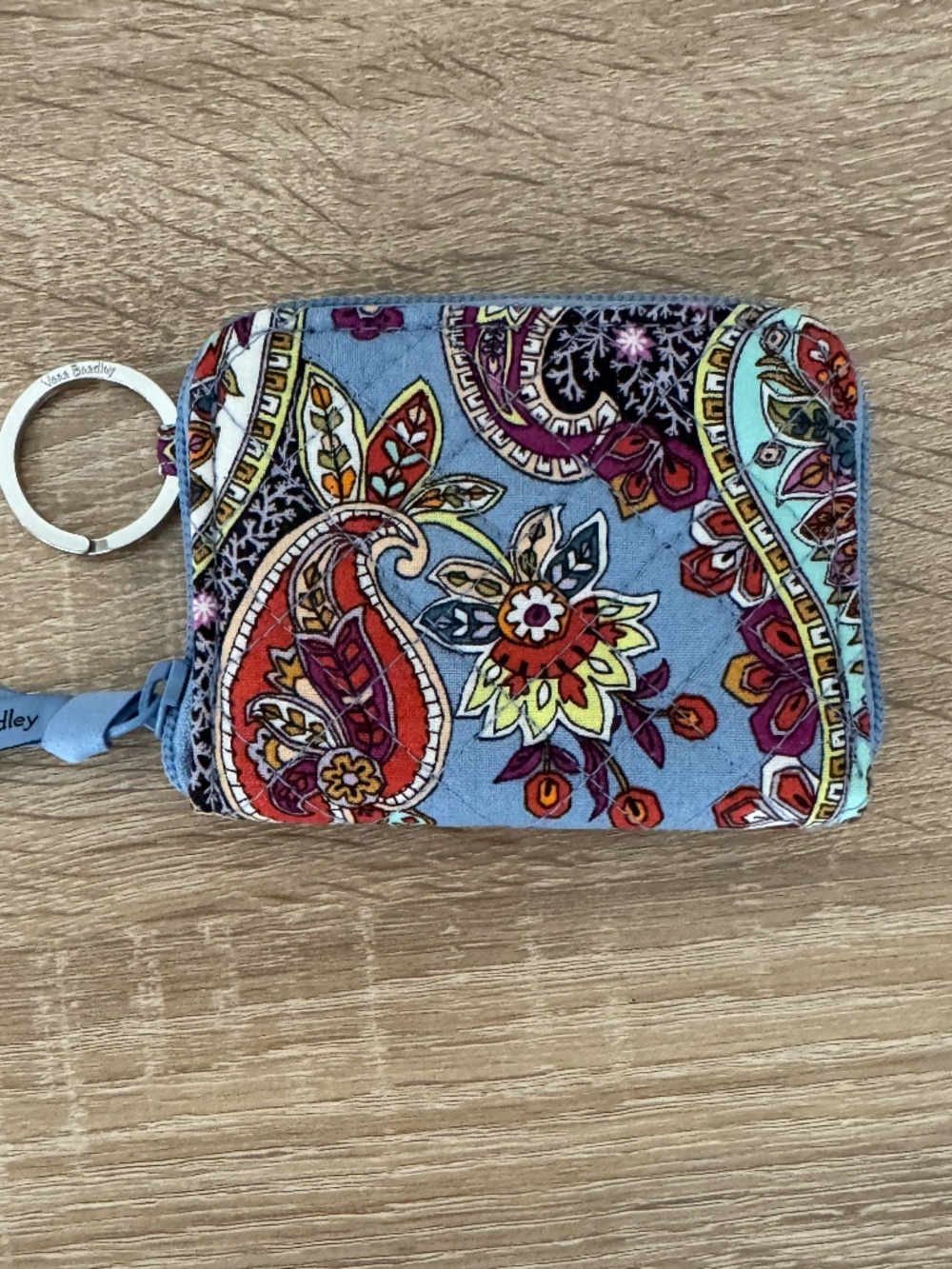 NWOT Vera Bradley RFID Petite Zip Around Wallet Provence Paisley Small Wallet